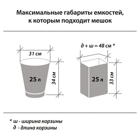 Мешки для мусора, 30 л, ЛАЙМА, комплект 30 шт., рулон, ПНД, стандарт, 50×60 см, 8 мкм, черные