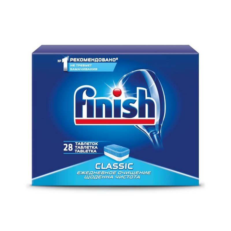 Таблетки для посудомоечных машин Finish Classic (28 штук в упаковке)