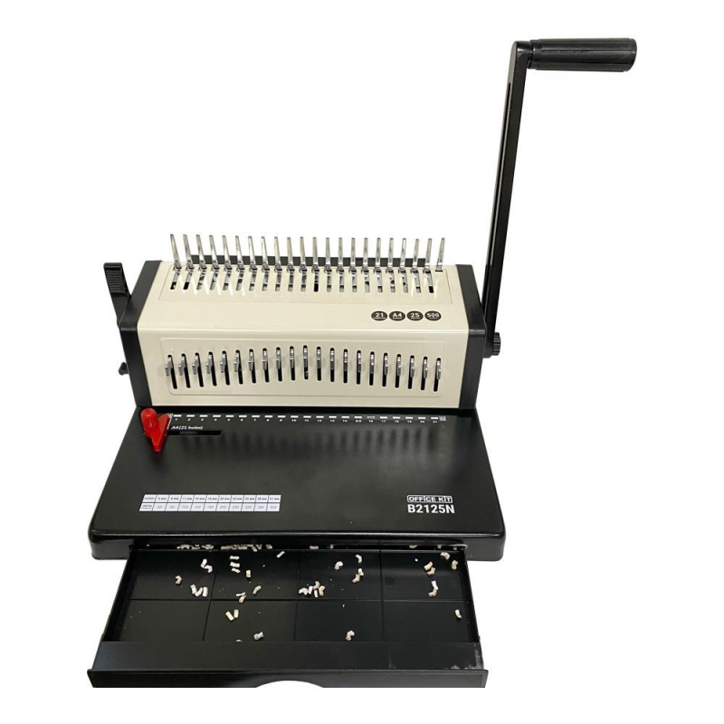 Брошюровщик Office Kit B2125N, А4, 25л./500л., пл. пруж