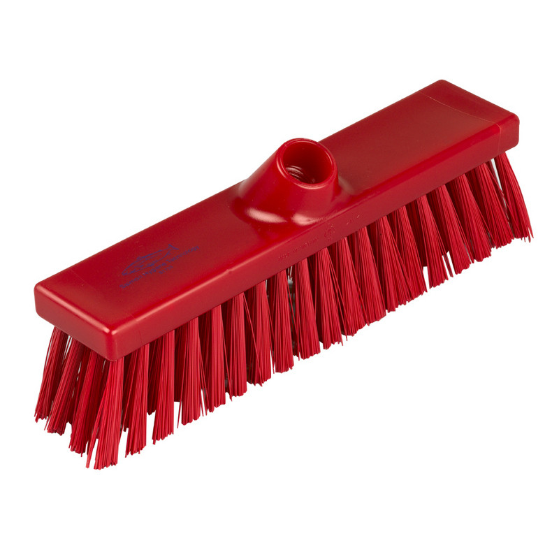 превью Щетка для пола Hillbrush B1733R 28 см жесткая щетина (красная)