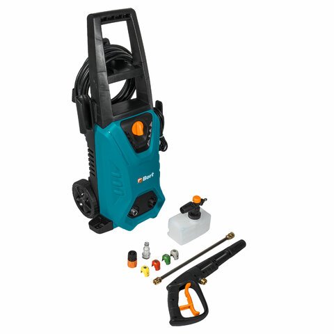 Минимойка BORT BHR-2300-PRO, мощность 2.3 кВт, давление 170 бар, шланг 8 м