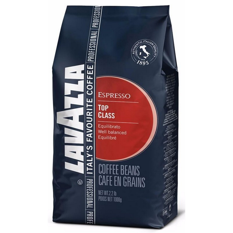 превью Кофе Lavazza Top Class grand gusto в зернах, 1кг
