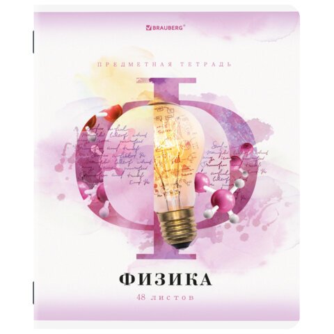 Тетради предметные, КОМПЛЕКТ 12 ПРЕДМЕТОВ, 48 л., матовая ламинация, лак, BRAUBERG, «CALM»