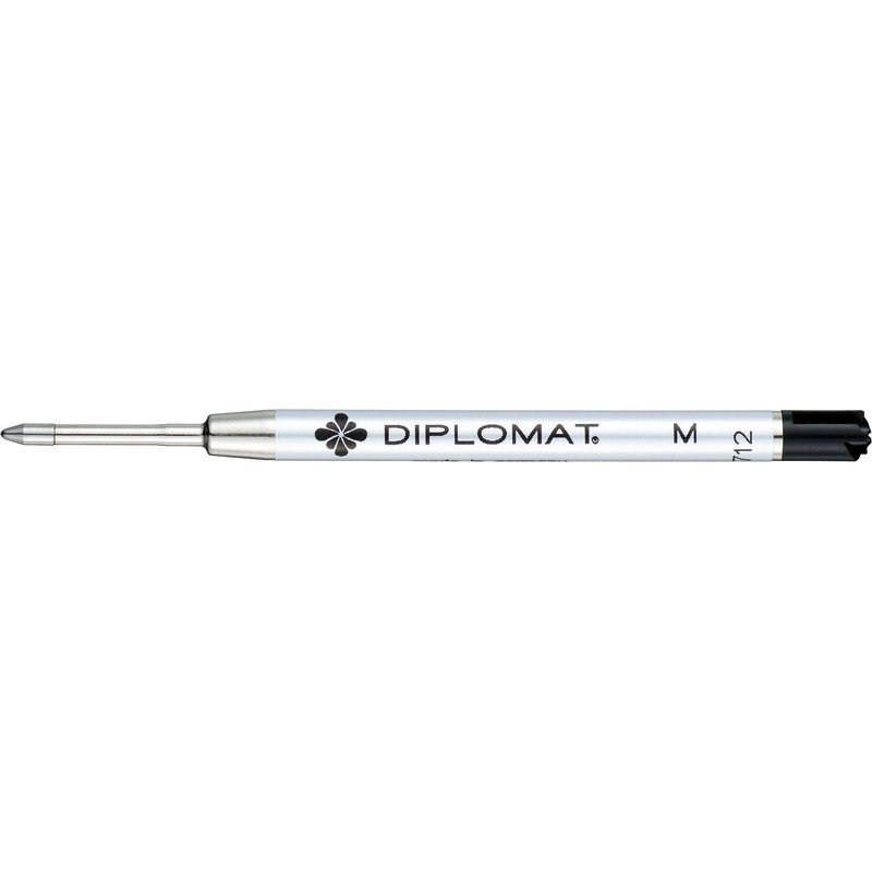 превью Стержень шариковый Diplomat EasyFlow M черный 98 мм (толщина линии 0.7 мм)