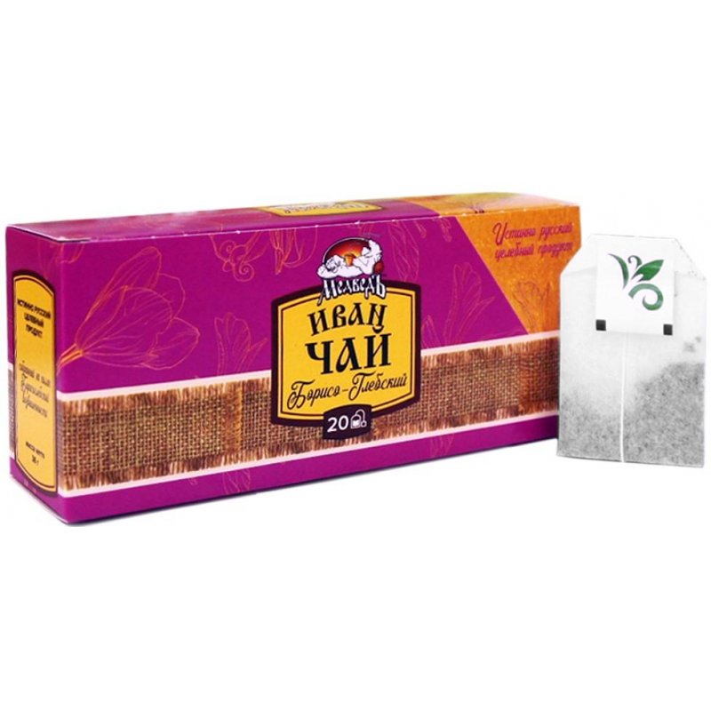 превью Чай Медведъ Иван-чай Борисоглебский травяной 20 пакетиков