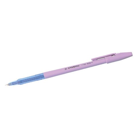 Ручка шариковая STABILO «Liner Pastel», СИНЯЯ, корпус лавандовый, узел 0.7 мм, линия письма 0.3 мм
