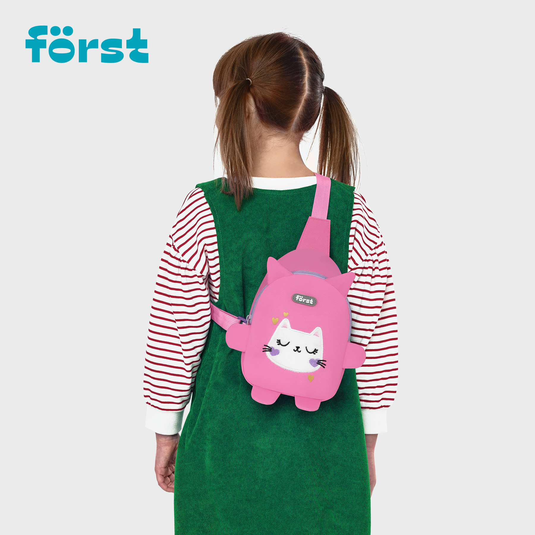 Рюкзак Först F-Kids «Mini Kitten» 21×14×7.5см, 1 отделение, уплотненная спинка