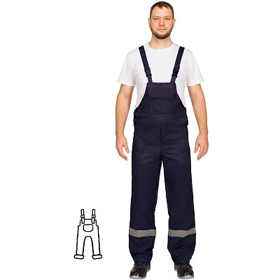 Полукомбинезон муж. л16 с СОП син/вас (р.60-62) 194-200