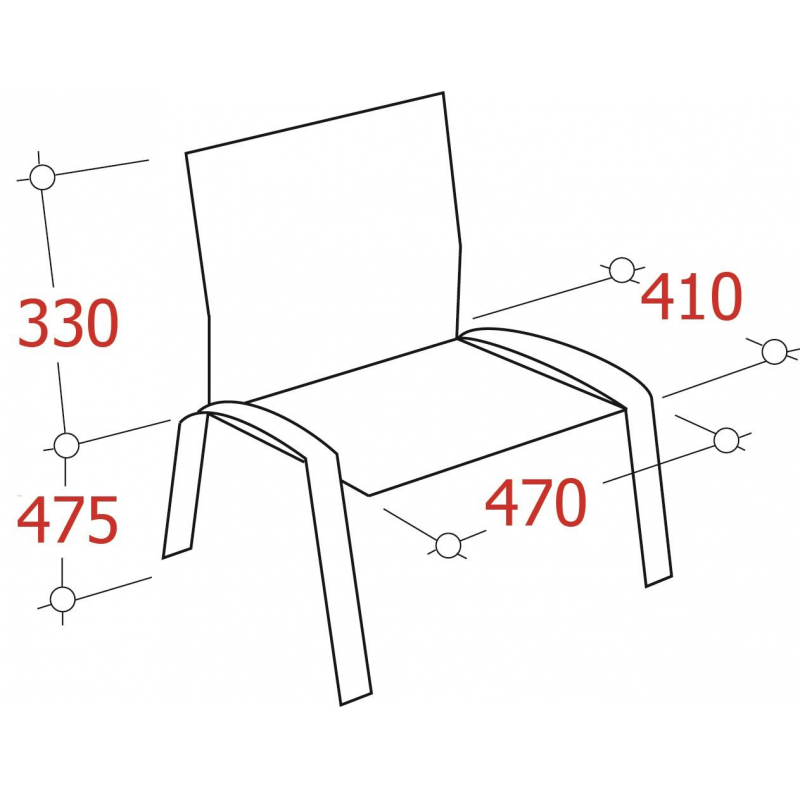 Стул офисный Easy Chair Изо черный (ткань, металл хромированный)
