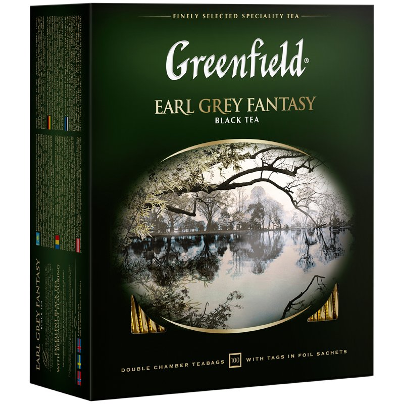 Чай Greenfield Earl Grey Fantasy черн.фольгир 100 пак/уп