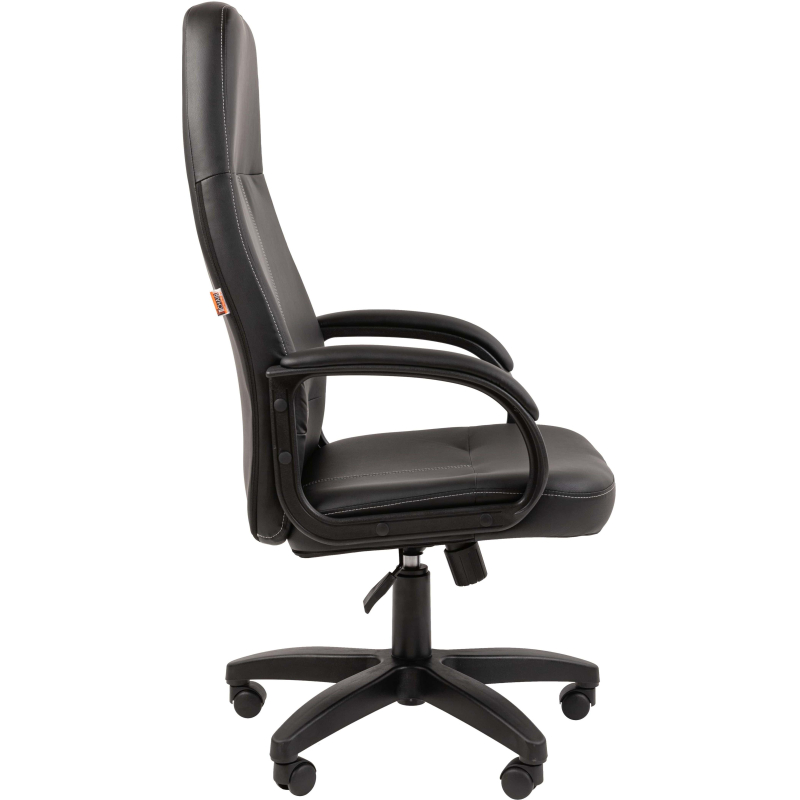 Кресло VT_EChair-674 TPU кож. зам черный пластик