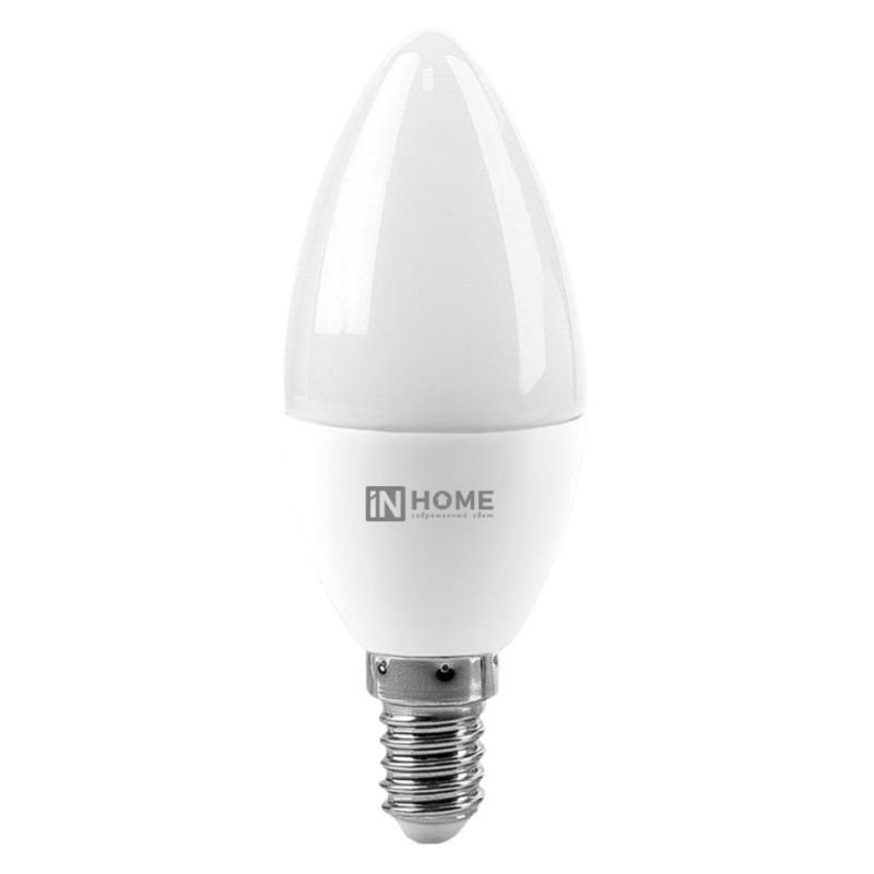 Лампа светодиодная LED-СВЕЧА-VC 8Вт 230В Е14 3000К 760 Лм IN HOME