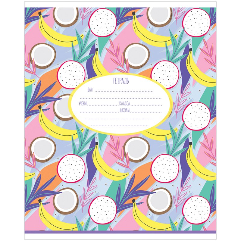 Тетрадь 12л., косая линия ArtSpace «Узоры. Sweet pattern», эконом