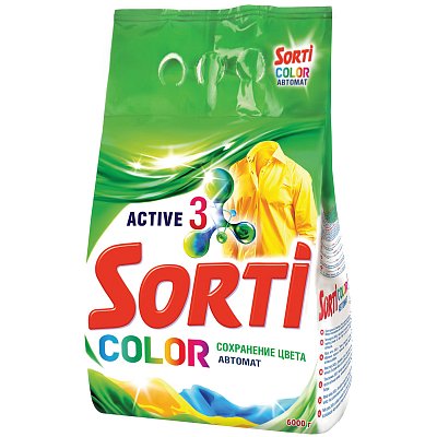 Порошок для машинной стирки Sorti «Color», 6кг