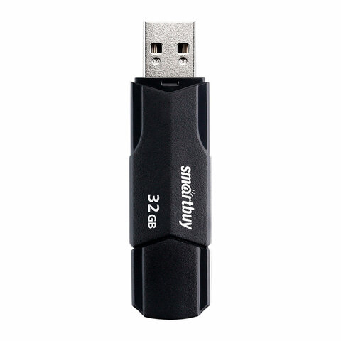 Флеш-диск 32GB SMARTBUY Clue USB 2.0, черный