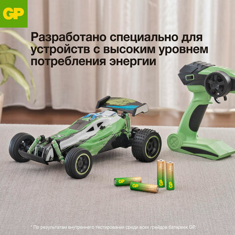 Батарейки КОМПЛЕКТ 4 шт., GP Ultra G-Tech, AAA (LR03, 24А), алкалиновые, мизинчиковые