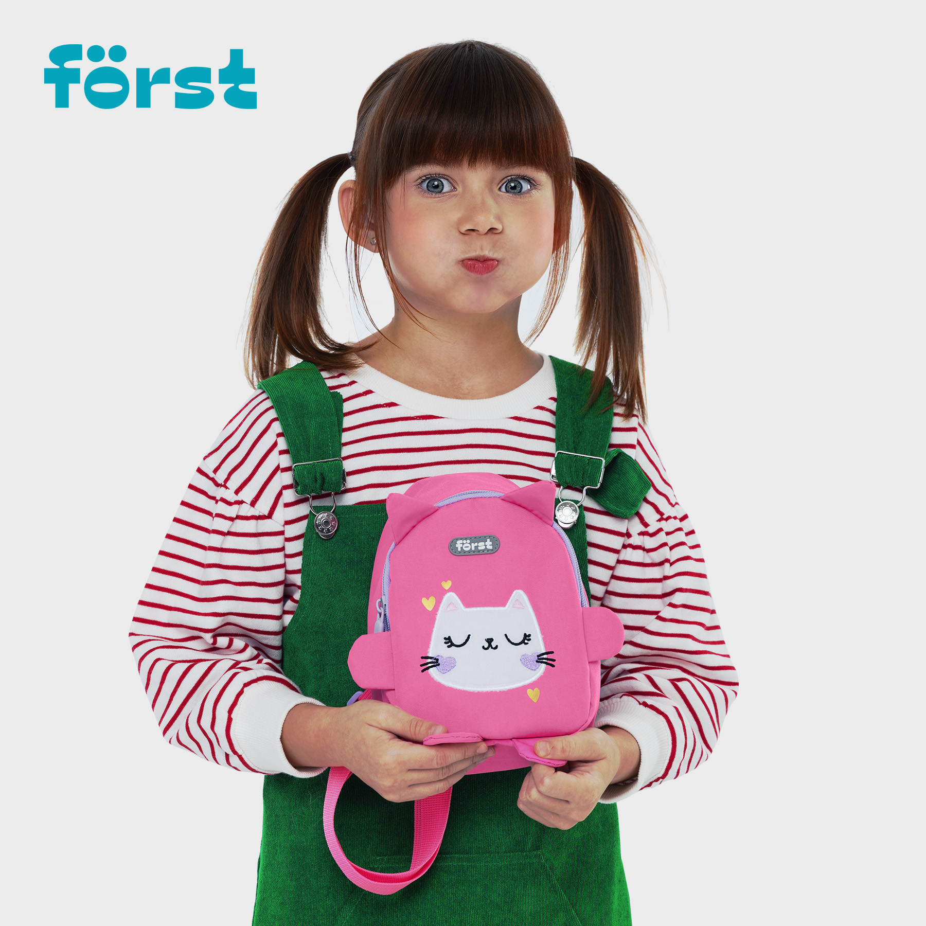 Рюкзак Först F-Kids «Mini Kitten» 21×14×7.5см, 1 отделение, уплотненная спинка