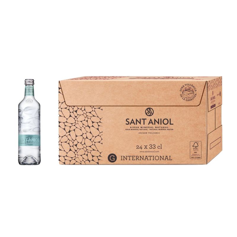 превью Вода минеральная Sant Aniol природ. стол. пит. негаз. 0.33л ст/б 24шт/уп