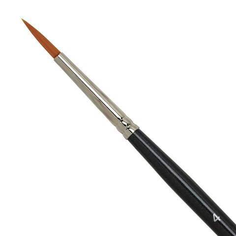 Кисти художественные набор 12 шт., в черном пенале, синтетика BRAUBERG ART CLASSIC