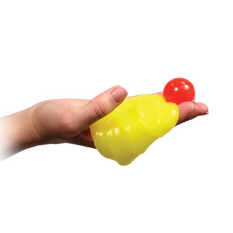 Слайм (лизун) «Slime Ninja», 2 в 1, желтый, красный, 130 г, ВОЛШЕБНЫЙ МИР