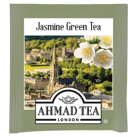 Чай зеленый Ahmad Tea Green Jasmine (100 пакетиков в упаковке)