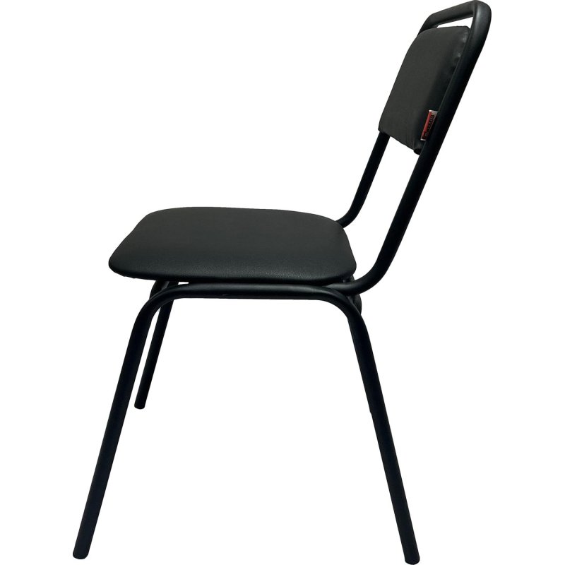 Стул Аскона КО_Echair РС42 каркас черный, к/з черный 201