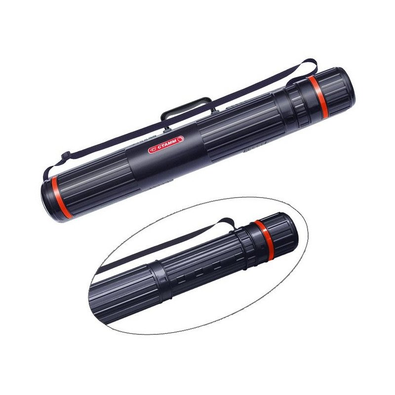 Тубус СТАММ ПТ-11 (длина 700-1100мм, D90мм, черный)