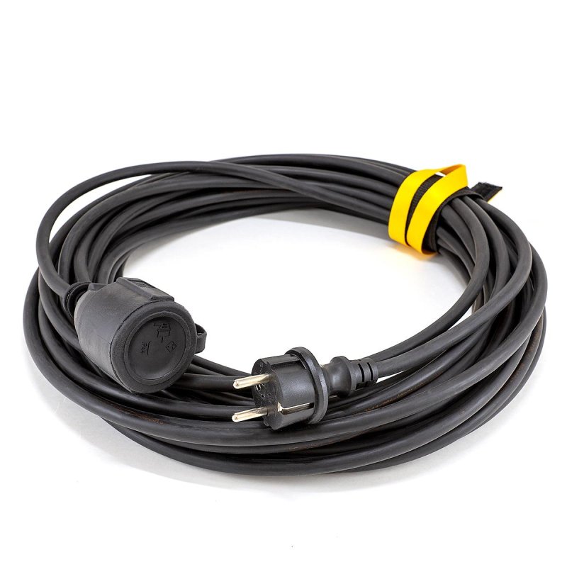 Удлинитель КОМУС КГ 3×1.5кв. мм. 20м 16А с заземлением, с заглушкой, IP44