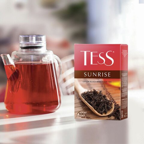 Чай TESS (Тесс) «Kenya», черный, 100 пакетиков в конвертах по 2 г
