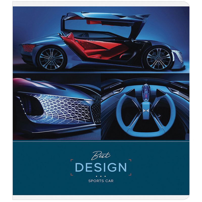 Тетрадь 48л., А5, линия ArtSpace «Авто. Interior car»