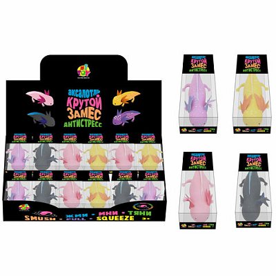 Игрушка-антистресс «Крутой замес. АКСОЛОТЛЬ», 6.7×13см, АССОРТИ, 1TOY