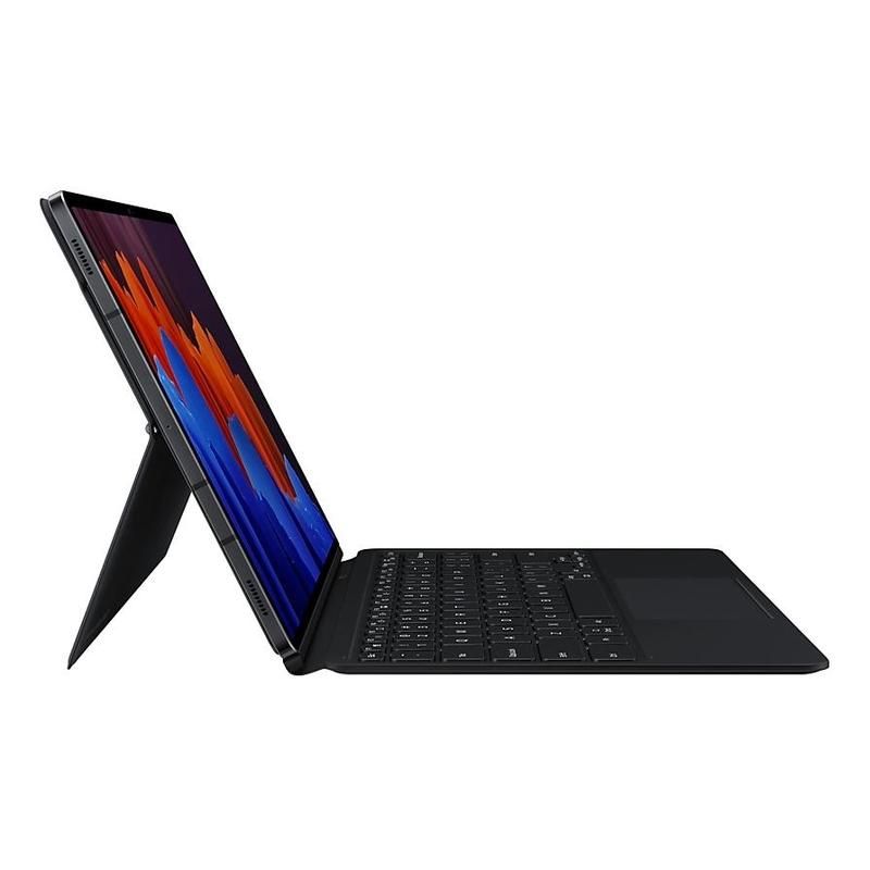 Чехол-клавиатура Samsung для планшета Samsung Galaxy Tab S7+ черный (EF-DT970BBRGRU)