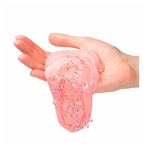 Слайм (лизун) «Slime Jungle Фламинго» с розовым фишболом, 130 г, ВОЛШЕБНЫЙ МИР
