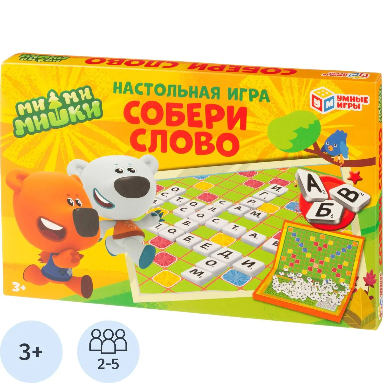 превью Настольная игра Собери слово. Ми-ми-мишки Умные игры, 4690590193860