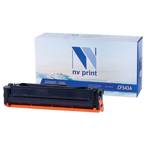 превью Картридж лазерный NV PRINT (NV-CF543A) для HP M254dw/M254nw/MFP M280nw/M281fdw, пурпурный, ресурс 1300 страниц