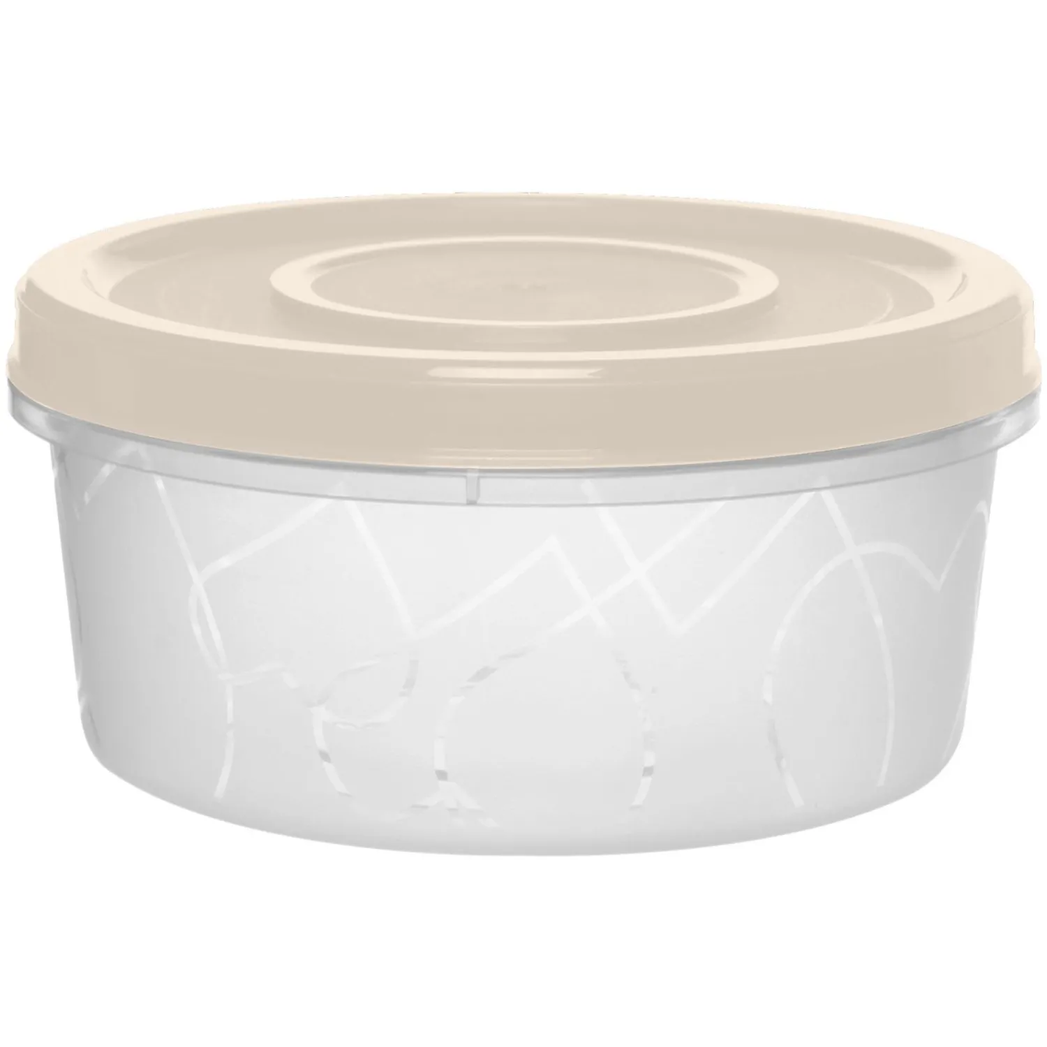 Контейнер с крышкой Sugar&Spice Vanilla пластиковый 0.4 л круглый (SE188711005)