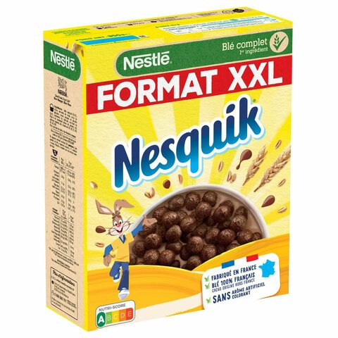 Готовый завтрак NESQUIK «Шоколадные шарики», 625 г, ПОРТУГАЛИЯ