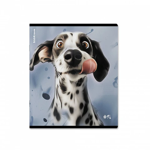 Тетрадь А5 48 л. ERICH KRAUSE, скоба, клетка, TWIN-лак, «Goofy» (микс в спайке)