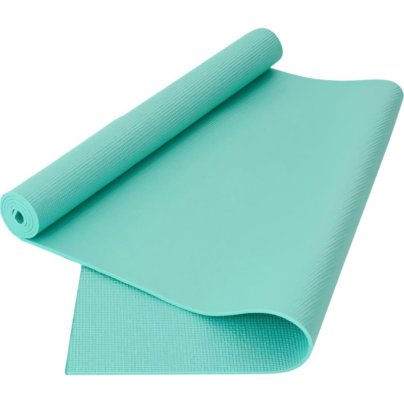 Коврик для йоги и фитн STARFIT FM-101 PVC,0.4см,183×61см, мятн, ЦБ-00001686