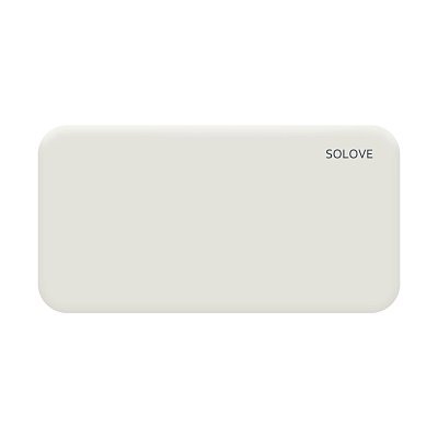 Внешний аккумулятор SOLOVE (Mi) 001M+ 10000mAh, кожаный чехол, белый