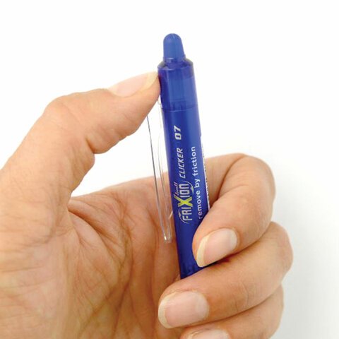 Ручка гелевая PILOT BLRT-FR7 Frixion Clicker автомат синий ст.