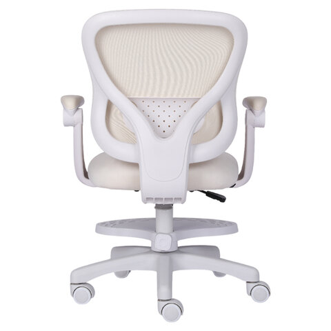 Кресло детское с подставкой для ног BRABIX «Sky MG-206», велюр, бежевое