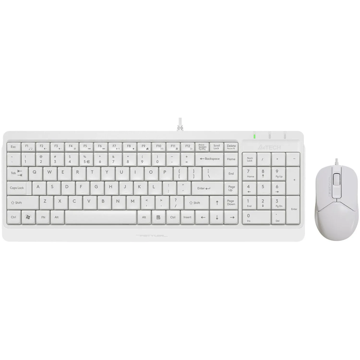 Комплект проводной клавиатура и мышь A4Tech Fstyler F1512 (1454168)