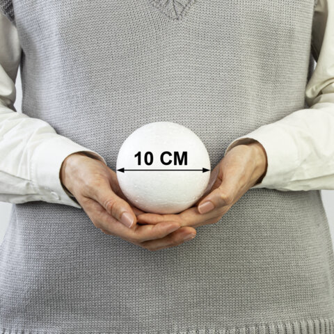 Шары из пенопласта, 100 мм, 4 шт., ОСТРОВ СОКРОВИЩ