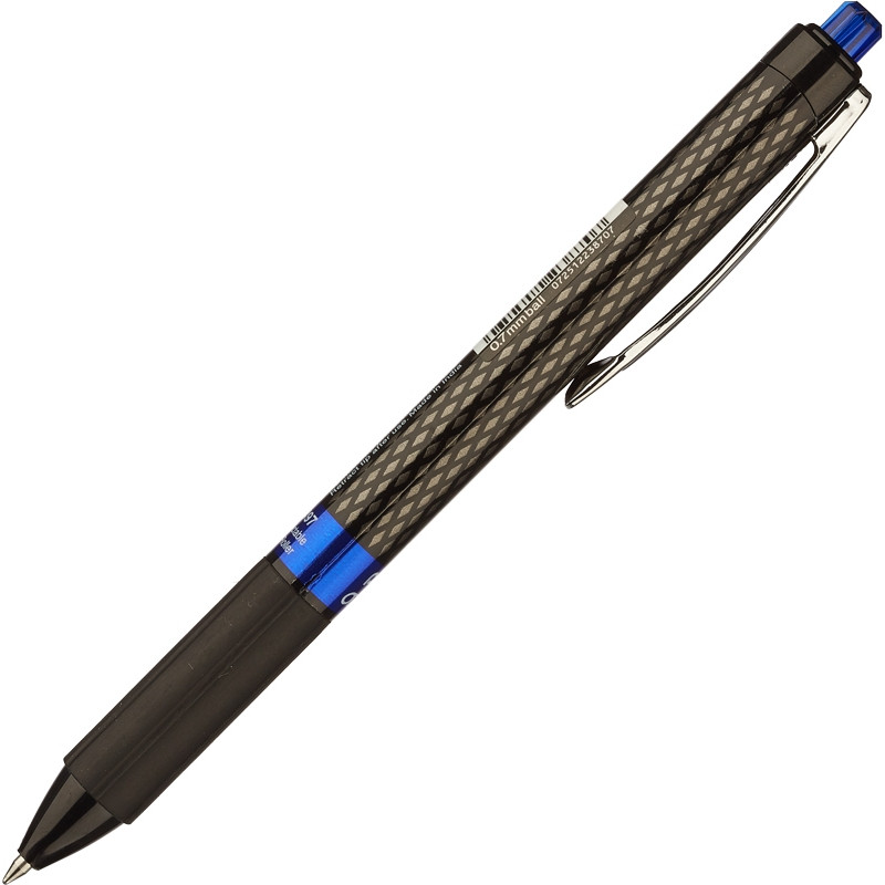 Ручка гелевая PENTEL K497С OhGel 0,3мм автомат.рез.манж синий ст