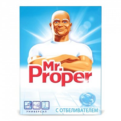 Порошок для мытья полов Mr. Proper Универсал, 400г, оттдушки