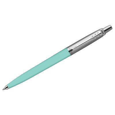 Ручка шариковая Parker «Jotter Recycled Mint » синяя, 0.8мм, кнопочн., пластик. корпус, подарочная упаковка