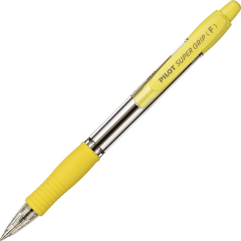 Ручка шариковая автоматическая Pilot Super Grip BPGP-10R-F Y синяя (толщина линии 0.21)