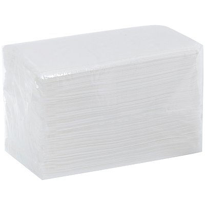 Салфетки бумажные диспенсерные OfficeClean Professional, 1 слойн., 21.6×33см, белые, 225шт. 