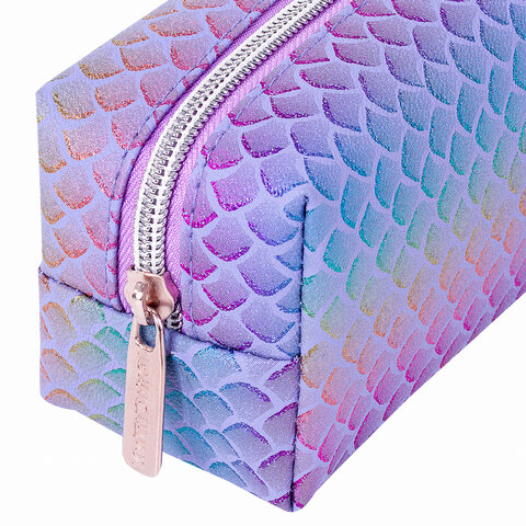 Пенал-косметичка ЮНЛАНДИЯ SEASTORY на молниимягкийFishtail21×6х7 см270048
